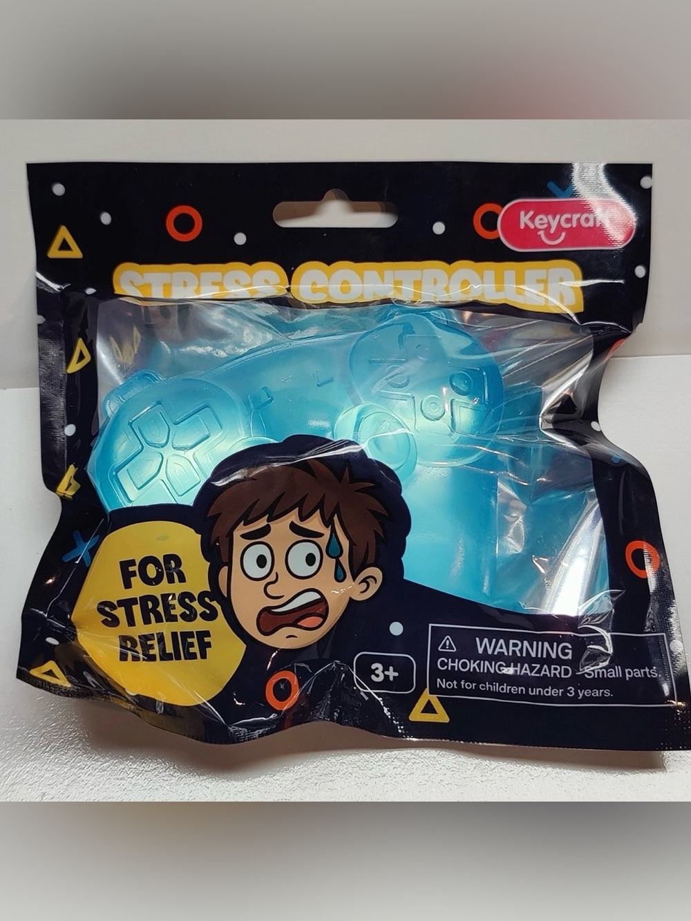 Squishy Controller Sensory Toy - BLUE - Brand New